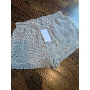 Surface To Air Silk Printed Drawstring Shorts NWT